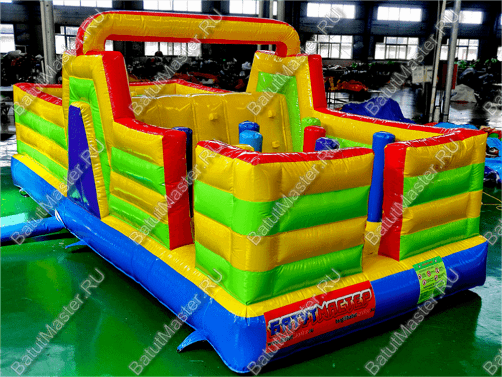 Спортивный надувной игровой батут "Увлекательная полоса мини"