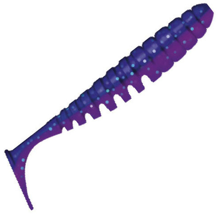 Приманка ZUB-SHAD 120мм(4,7")-5шт, (Цвет 408) синий верх - розовый низ