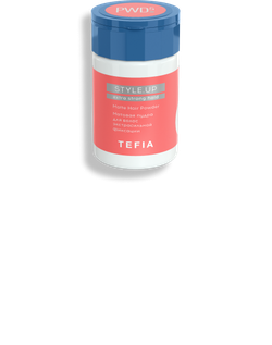Tefia Style.Up Matte Hair Powder - Матовая пудра для волос экстрасильной фиксации, 8г