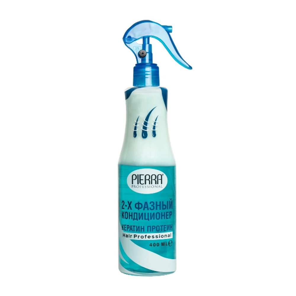 PIERRA 2-фазный кондиционер для волос кератин-протеин Keratin Protein Conditioner, 400 мл