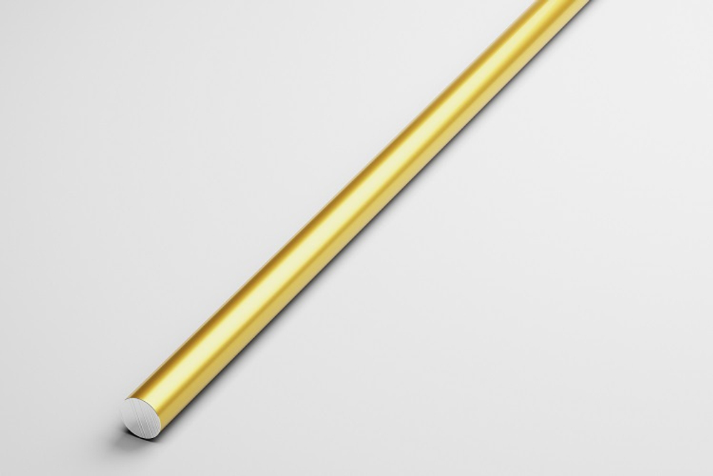 Штанга круглая Лука 12мм ШКр 12.2000.502л золото