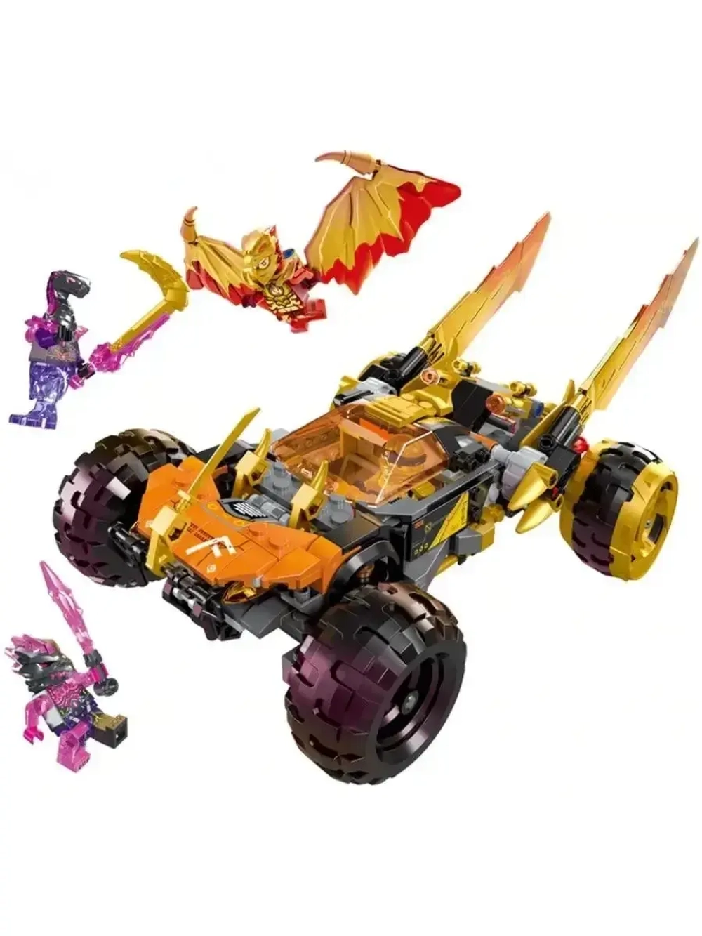 Конструктор Ниндзя Драконий крейсер Коула 421 деталь 60014