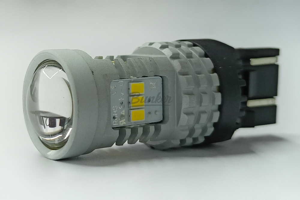 Светодиодная автомобильная LED лампа Bunker T20 14SMD (W21/5W),Белый,Не полярная,12V