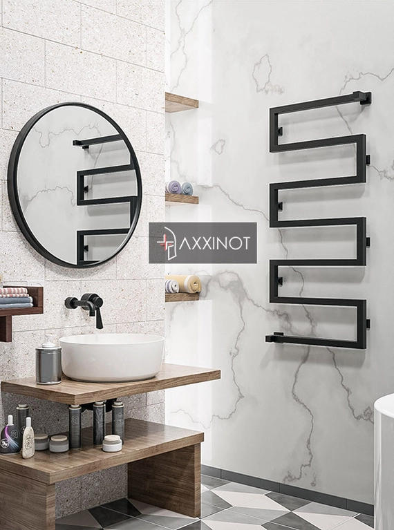 Axxinot Lurosa - змеевидный водяной дизайн полотенцесушитель из нержавеющей стали