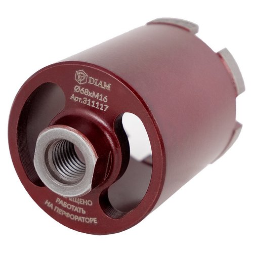 Сверло алмазное для подрозетника DIAM Extra Line HIT 68x6хM16 по бетону   311117