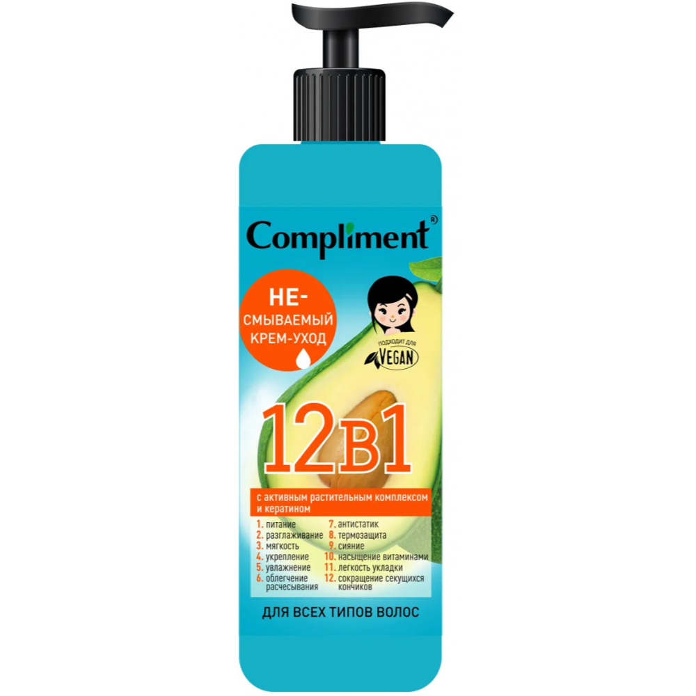 Крем-уход для волос Complinet 12в1 для всех типов волос 400 мл
