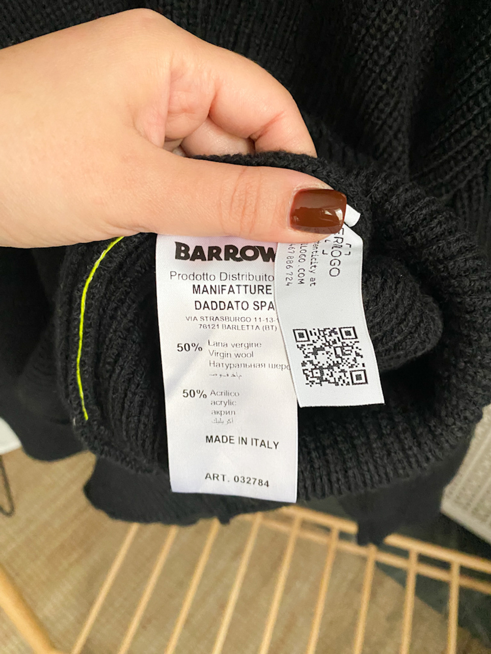Шерстяной свитер Barrow, S