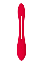 Гибкий вибратор с фиксацией формы Satisfyer Elastic Joy, красный, 20 см