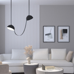 DK5561-BK Cветильник для трека-ремня Belty, серия Flow со светодиодом, D220*H117мм, 48V DC, 24W, RA90, 120°, 3000K, IP20, черный, алюминий