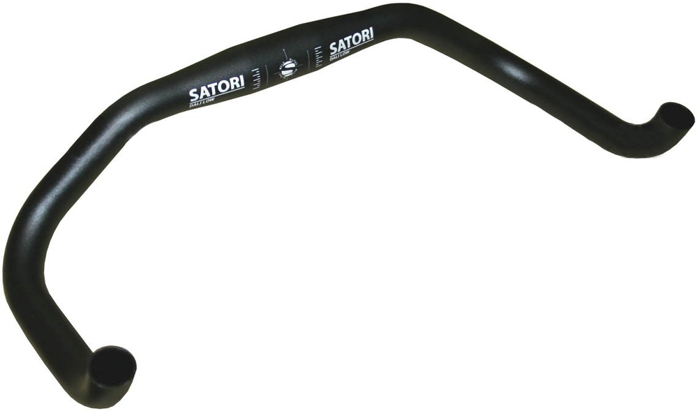 Руль для FIX, 390xΦ31.8мм. Drop 77мм,  чёрный. "Satori" логоDALI LOW