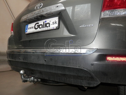 Фаркоп оцинкованный Galia T068C для Toyota Highlander 2010-2014(паспорт и сертификат в комплекте)(без электрики)