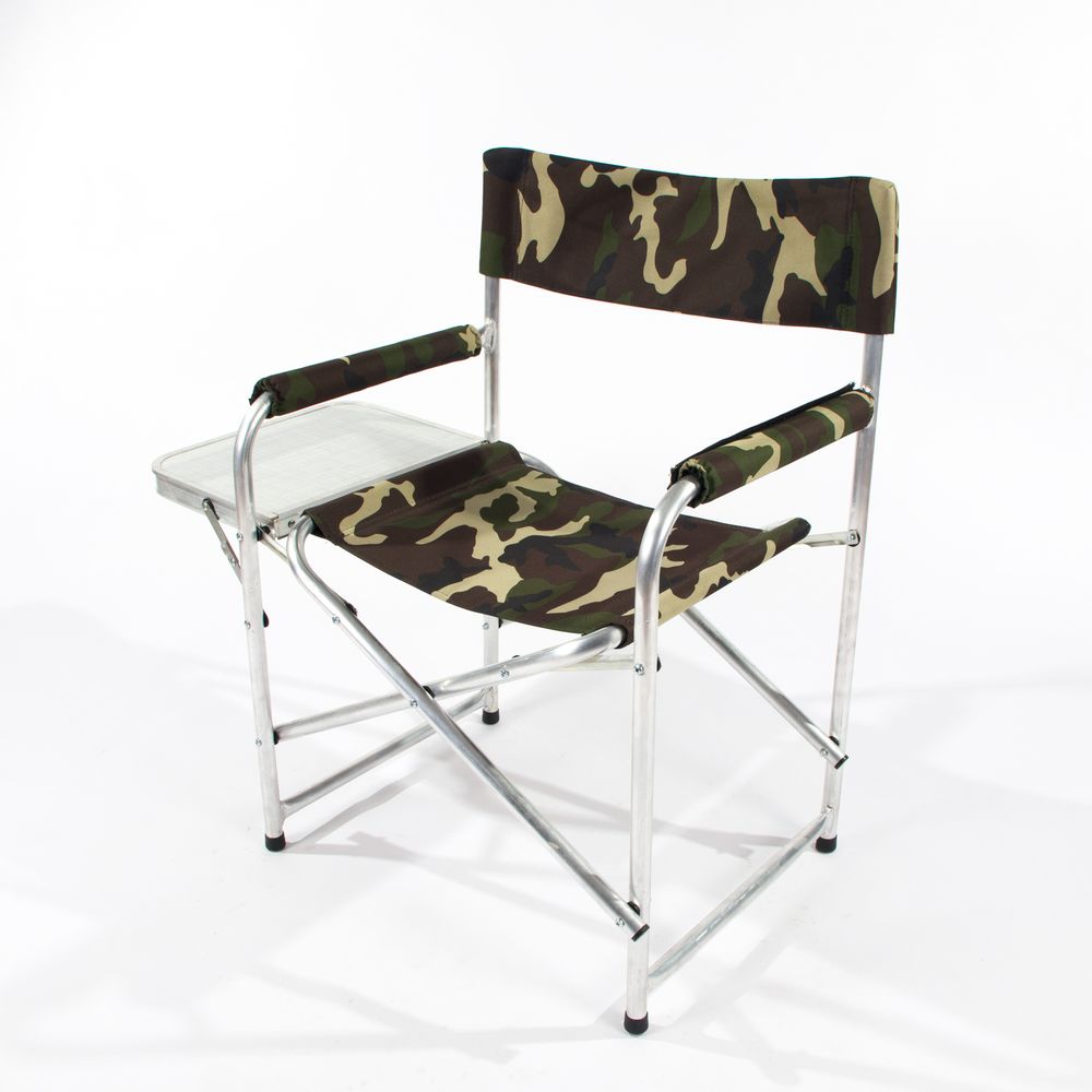 Кресло складное &quot;СЛЕДОПЫТ&quot; 585х450х825 мм, со столиком, алюминий