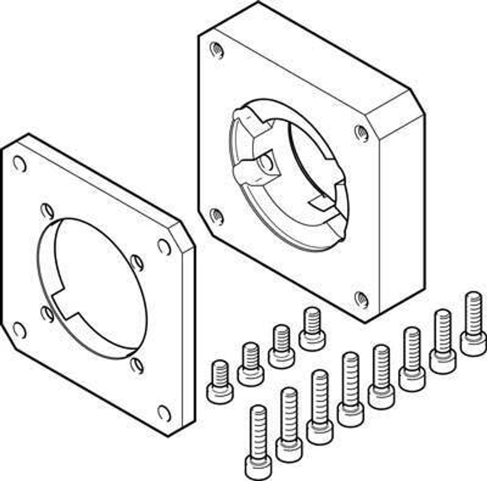 EAMF-A-48C-80G Фланец электродвигателя