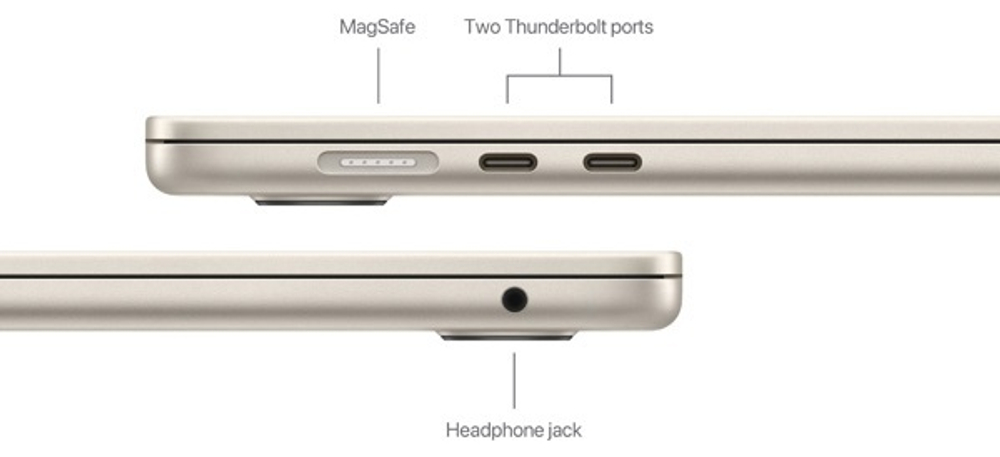 Ноутбук Apple MacBook Air 15 2024 / 16 Гб / SSD 256 Гб / macOS / MC9F4RU/A
