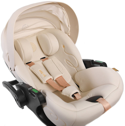 Детская коляска Peppy Monaco 3 в 1 с автокреслом Verona Beige Mint (мятный), рама черная