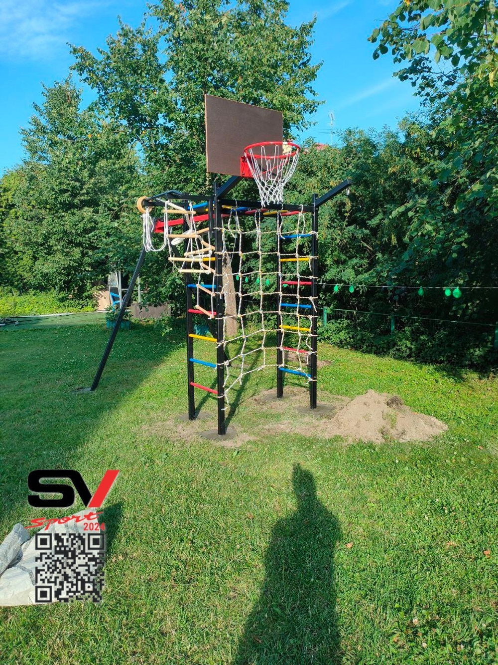Монтаж уличного спортивно-игрового комплекса Sv Sport