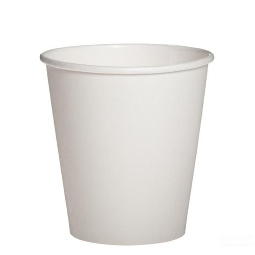 Стакан бумажный белый, для холодных и горячих напитков, 0.185 мл.