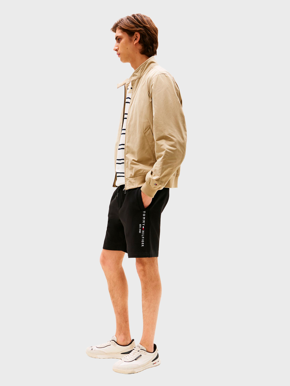 Шорты Tommy Hilfiger Embroidered Tommy Logo Black