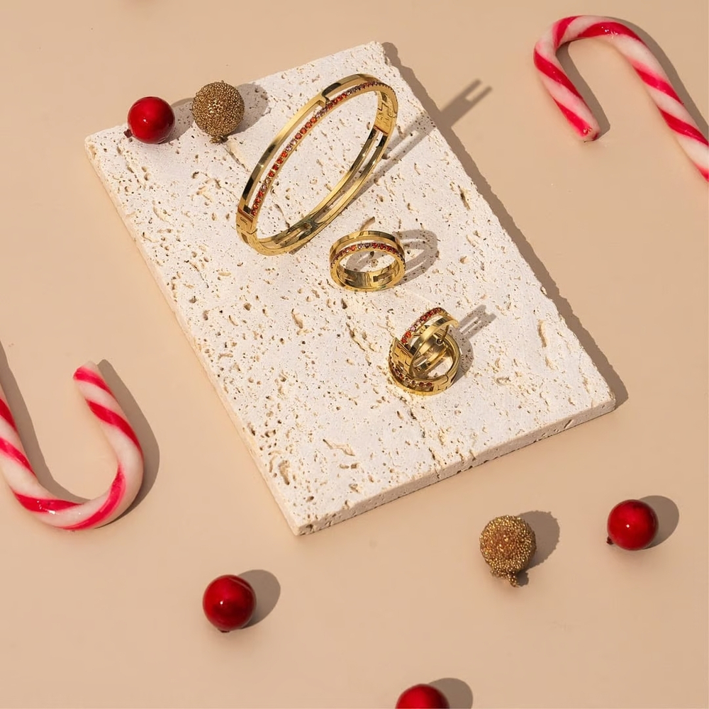 Серьги Coeur de Lion Red-Gold 0136/21-0316