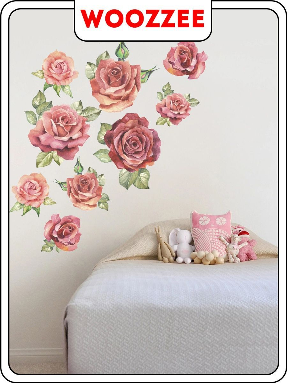 Наклейка декоративная "Розы"