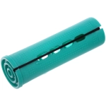 Бигуди-коклюшки 10шт с фиксирующими резинками «VOLNA», цвет мятный, d-2,5см (пакет с подвесом)