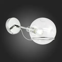 SLE102501-01 Светильник настенный Хром/Прозрачный E14 1*40W BACA
