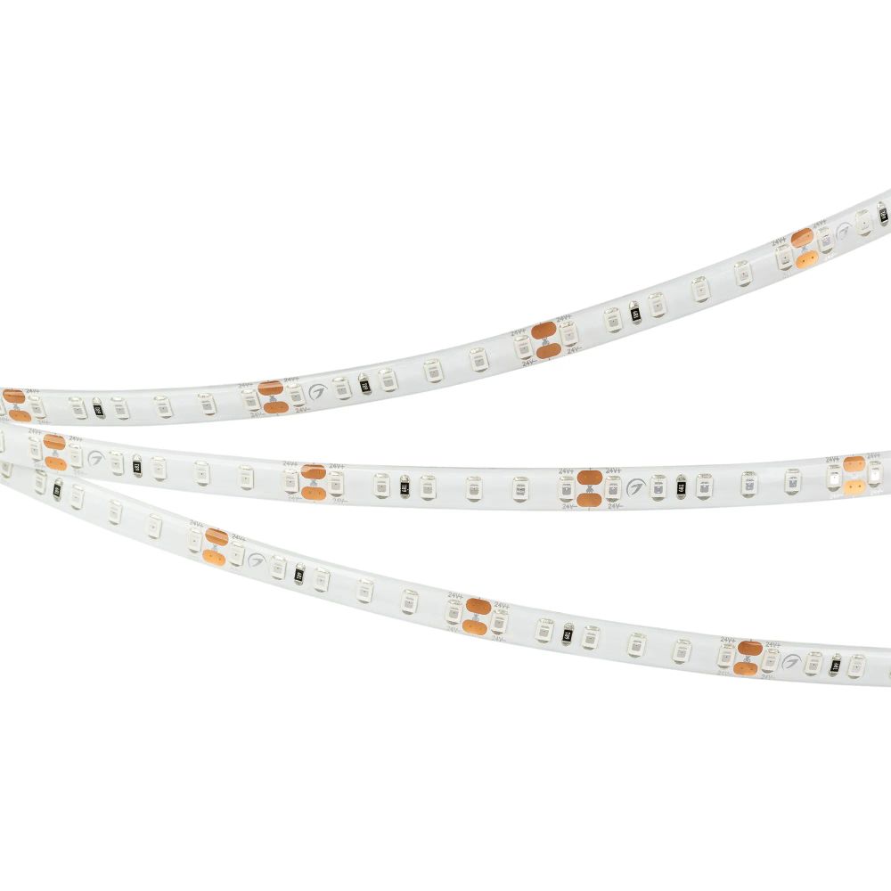 Светодиодная лента герметичная RTW-SE-A120-8mm 24V Yellow (9.6 W/m, IP65, 2835, 5m) (Arlight, 9.6 Вт/м, IP65) 015132(2)