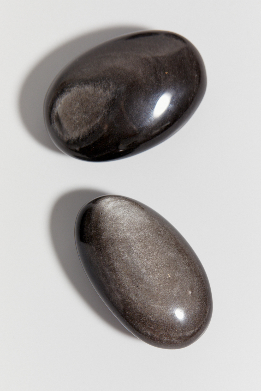 Обсидиан серебристый