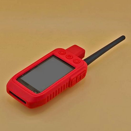 Чехол силиконовый для Garmin Alpha 200 / 300 защитный противоскользящий бампер (Красный)