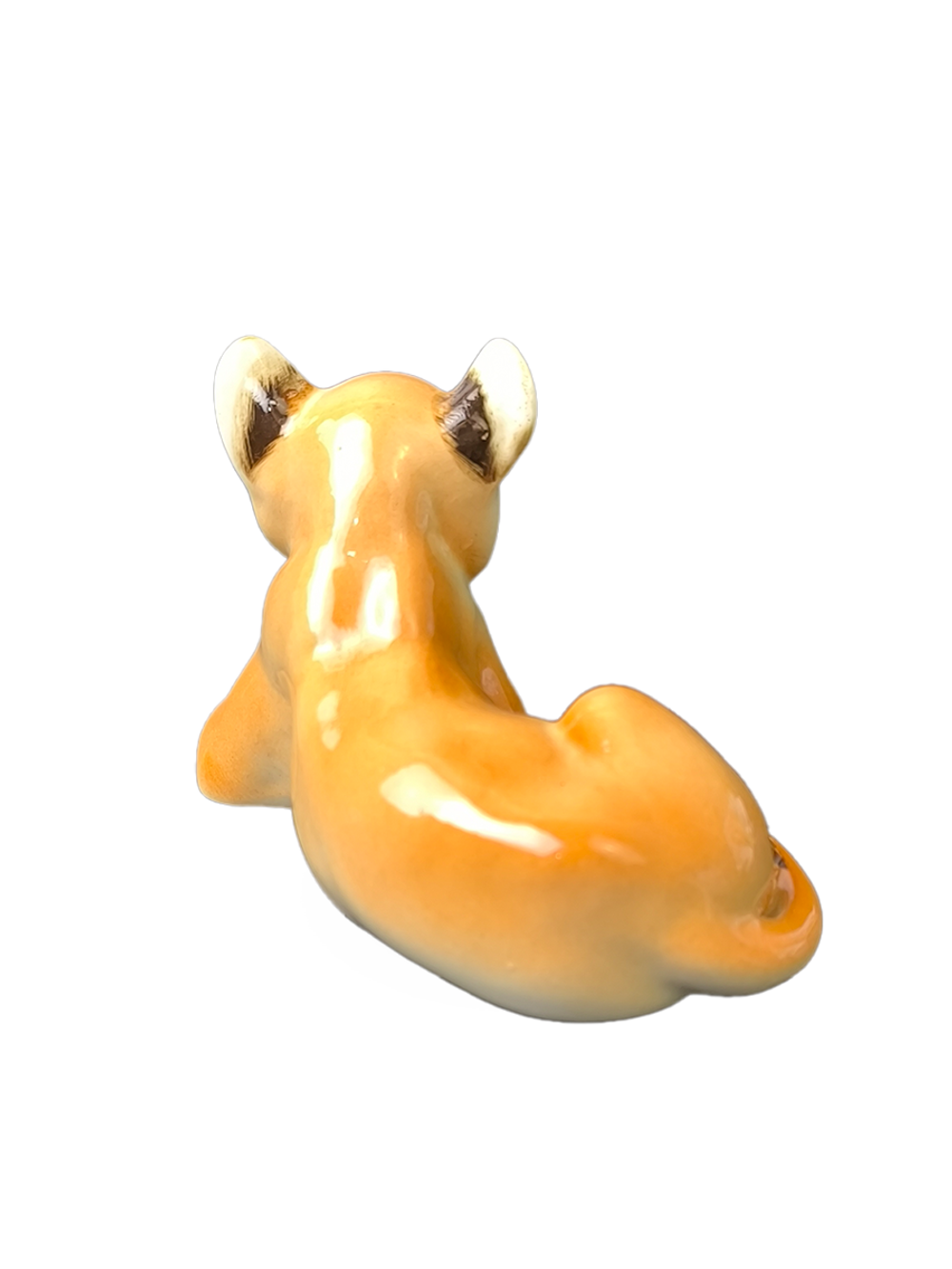 Фарфоровая статуэтка "Львёнок лежащий" ЛФЗ