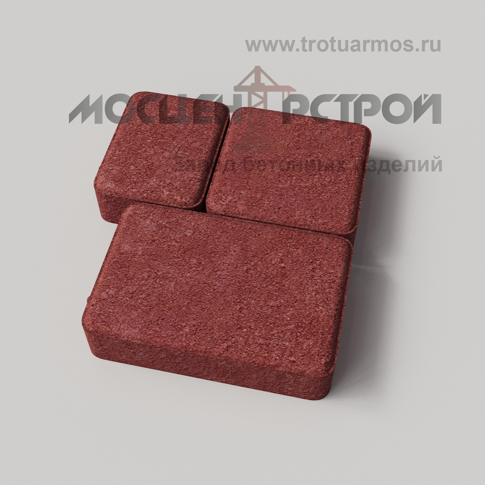 Тротуарная плитка Старый Город 180/120/90х120х40