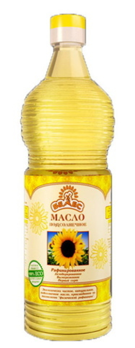 Масло подсолнечное "Белес" рафинированное 1л. Казахстан