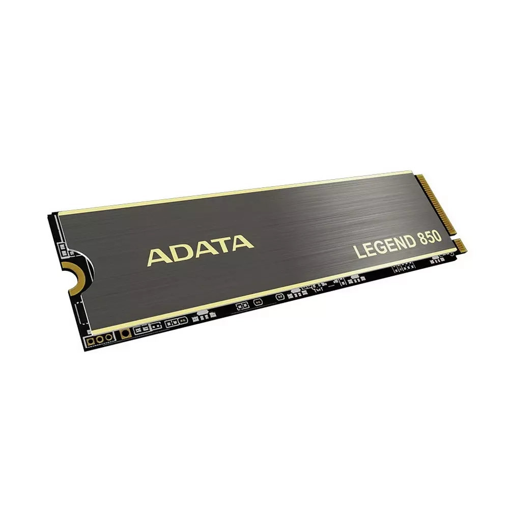 Внутренний твердотельный накопитель SSD 2TB ADATA LEGEND 850, M.2(22x80mm), NVMe 1.4, PCIe 4.0 x4, 3D NAND, R/W 5000/4500MB/s, IOPs 400 000/550 000, TBW 2000, DWPD 0.54, with t Heat Sink (ALEG-850-2TCS) RTL