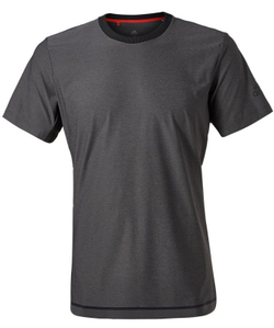 Футболка мужская теннисная Adidas Barricade Tee - black/black heather