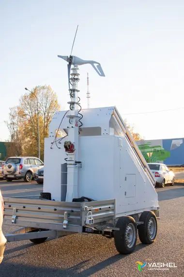 Передвижная электростанция ветро-солнечная
