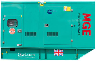 Дизельный генератор MGEp350CS в кожухе