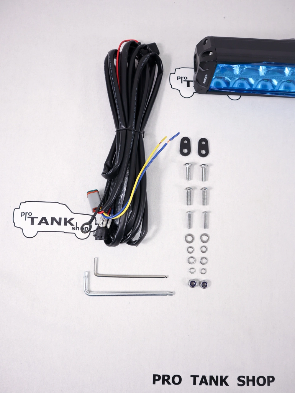 Балка AURORA ALO-P-D10-20-R14Y-AW 20″ 360W + ДХО белый/янтарный