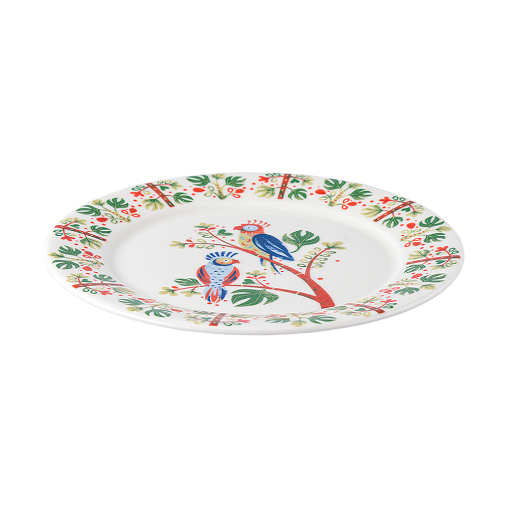Набор тарелок parrot из коллекции birds of paradise в подарочной упаковке, D21 см, 2 шт.
