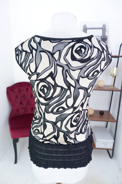 Топ Элегант Леди стильный, визуально на 50 размер