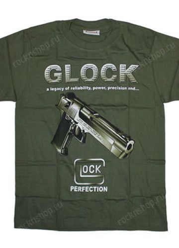 Футболка Glock хаки (104)