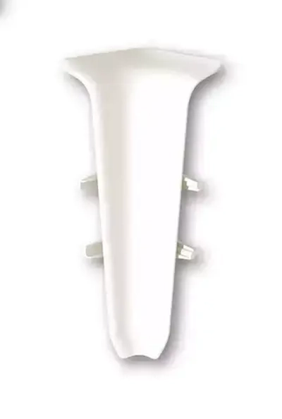 Внутренний угол плинтуса IDEAL Деконика 100 мм, Кремово-белый 033 (1 шт)