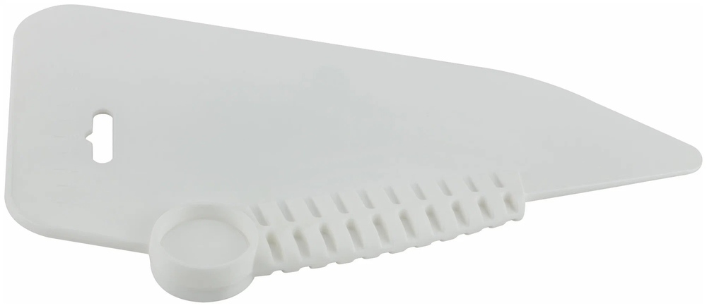 Шпатель прижимной для разглаживания обоев пластиковый белый 280 мм (20030) FIT
