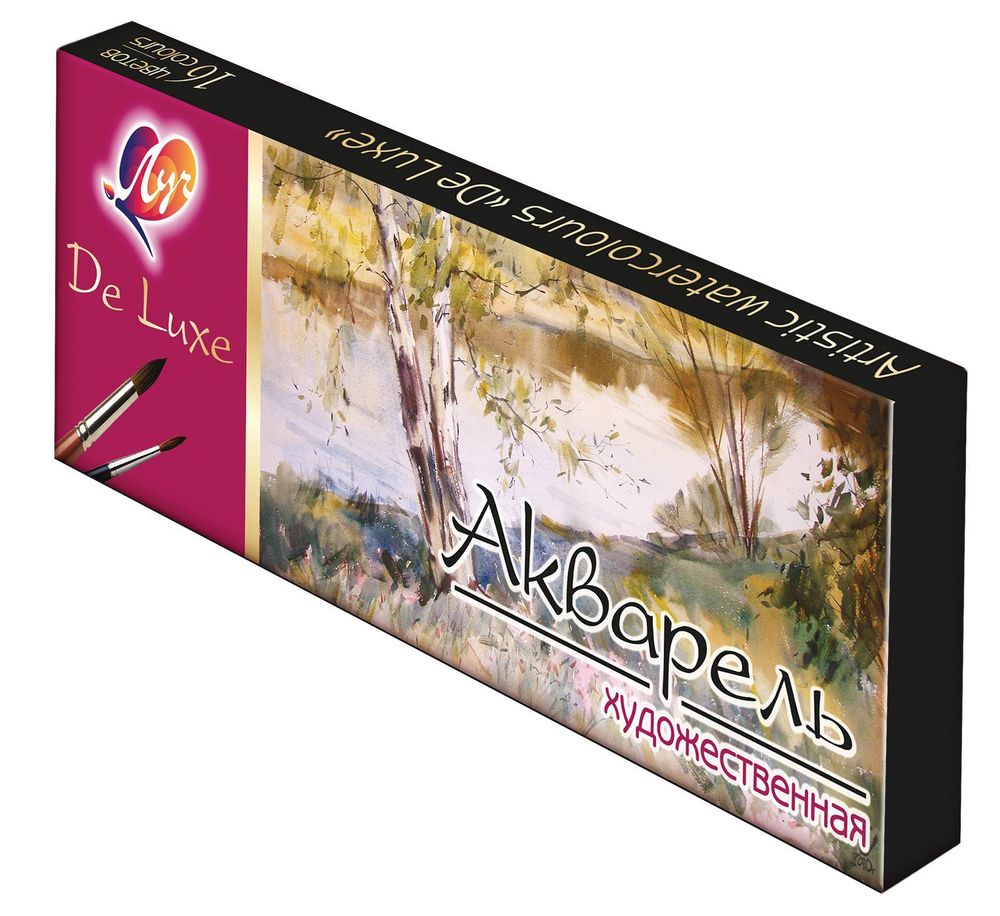 Краски акварельные художественные 16цв. Луч Люкс