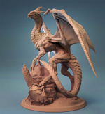 Дракон монстр миниатюра для dnd, днд, pathfinder, фентези, Настольная игра, НРИ, Варгейм, РПГ