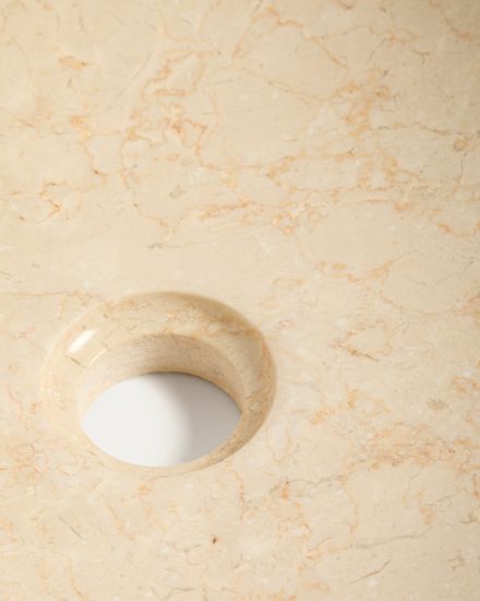 Раковина Darnen из бежевого мрамора Ø 40 см