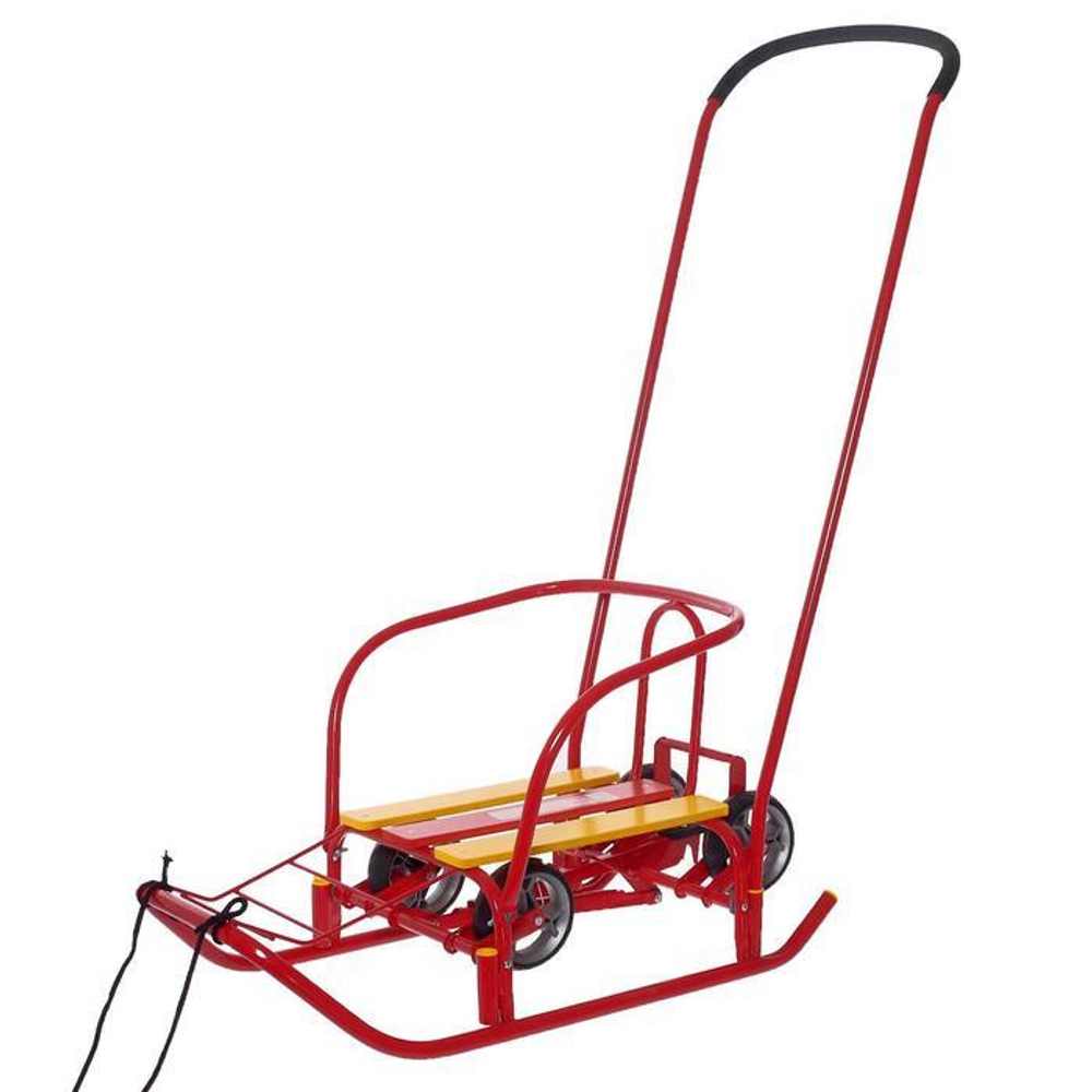 Санки детские «Ветерок 7 универсал» цвет: красный (арт. В7У/К2)