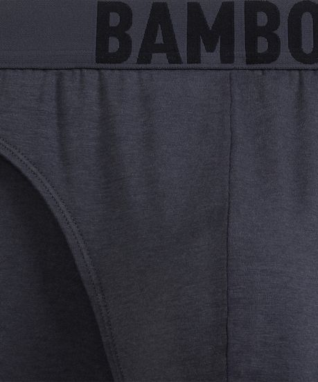 Мужские трусы (3шт) слипы спорт Atlantic 3MP-199, бамбук, темно-синий + голубой + графитовый