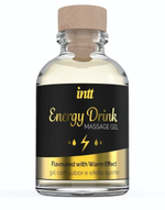 Массажный гель с согревающим эффектом Energy Drink - 30 мл.