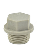 Заглушка (пробка) PP-R серая Дн 20х1/2" НР VALFEX 10163020Г