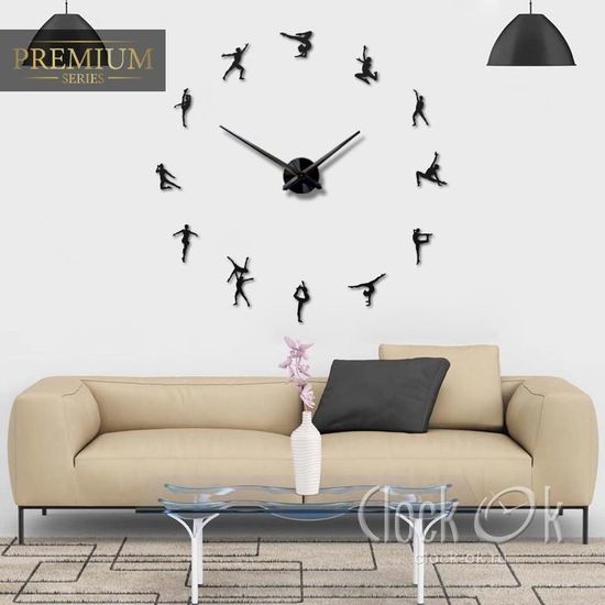 Настенные 3D часы Художественная гимнастика